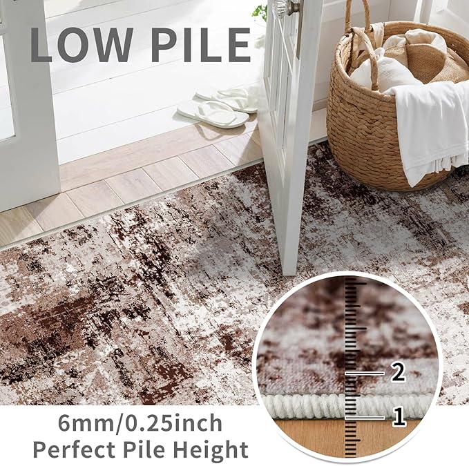 2x3 Small Washable Area Rug: Non-Slip Indoor Door Mat - Image 3