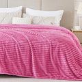 BEDELITE Fleece Blanket King Size – 3D Ribbed Jacquard Soft and Warm Decorative by BEDELITE
