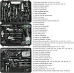 Prostormer Home Tool Kit with 8V Cordless Drill Driver, Green