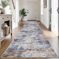 IOHOUZE Abstract Runner Rug 3x14 Ft Washable Runners by iOhouze