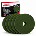 Green Floor Maintenance Pads, Deep Cleaning & Light Stripping, 17" - 5 Pack