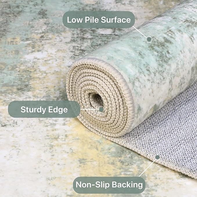 BEIMO Area Rugs 8x10 for Living Room Bedroom, Modern Abstract Machine Washable - Image 8