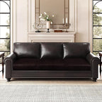 Leather Look Couch Cushion Covers Sofa Seat Slipcovers Sets Couches Furniture - Image 2