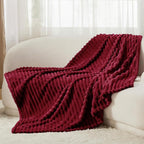 Bedsure GentleSoft Red Twin Blanket - Image 5