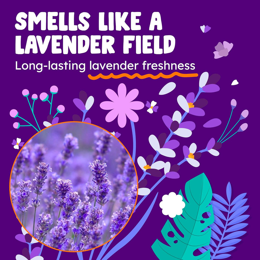 Originally Yellow Lavender Vinegar For Cleaning Purpose | USA Made All Purpose Cleaner | Use as a Floor, Glass, Kitchen, & Bathroom Cleaner | Plant Derived Vinegar Half Gallon | 64 Oz