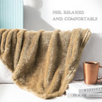 Exclusivo Mezcla Plush Fuzzy Fleece Bed Blanket King Size, Super Soft, Fluffy - Image 5