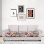 hyha Printed Couch Cushion Covers, Floral Sofa Covers Washable - Image 2