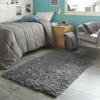 Ophanie 3x5 Rug, Dorm Bedside Preppy Area Rug, College Essentials Non Slip Grey - Image 5