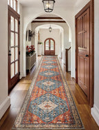 SERISSA Runner Rug for Hallways, Extra Long Boho Rug Ultra Soft Vintage Tribal by SERISSAHomeDecorCollection