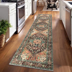 Yamaziot Washable Runner Rug, 2x8 Non-Slip Boho Vintage Hallway Rug Runner - Image 6