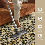 Ophanie Leopard Rugs for Living Room Bedroom, Fluffy Soft Fuzzy Cheetah Print - Image 6