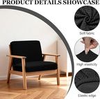 4Pcs Patio Stretch Cushion Covers, Outdoor Sofa Replacement Cover Slipcovers - Image 3