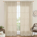 LAMIT Extra Wide Linen Curtains by LAMIT