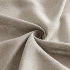 MIULEE Burlywood Birch Linen Curtains 90 Inch Long 2 Panels - Image 8