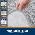 OLANLY Bathroom Rugs 30x20, Extra Soft Absorbent Chenille Bath Rugs