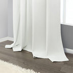 120 Inches Extra Long Curtains for Living Room 2 Panels Faux Linen Darkening - Image 8