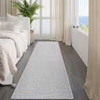 YDKGL Boho 2x8 ft Runners for Hallways Extra Long Woven Washable Kitchen Runner - Image 8