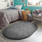 Ophanie 3x5 Oval Rug, Bedside Preppy Dorm Area Rug, College Essentials Non Slip - Image 6