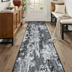 Washable Area Rugs 2'x10' Non-Slip Modern Abstract Soft - Image 3