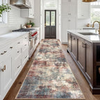 IOHOUZE Abstract Runner Rug 3x18 Ft Washable Runners - Image 2