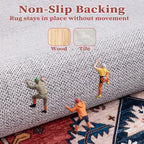 SERISSA Washable Rug 5x7 Boho Area Rugs, Washable Large Rugs - Image 5
