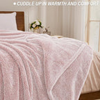 Exclusivo Mezcla Plush Fuzzy Fleece Bed Blanket King Size, Super Soft, Fluffy - Image 5