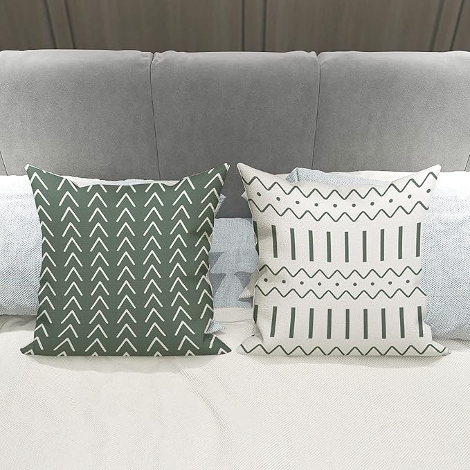 YCOLL Pillow Covers 20x20 Set of 4, Modern Sofa Throw Pillow Cover, Decorative - Image 4