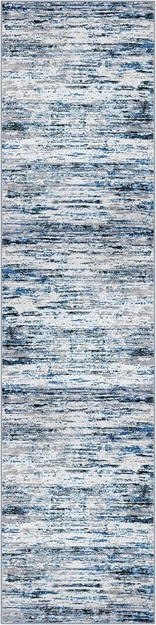 Lansny Modern Abstract Hallway Runner Rug - Image 9