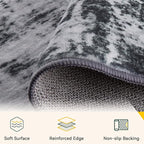 Washable Area Rugs 3x9 Non-Slip Modern Abstract Soft - Image 3