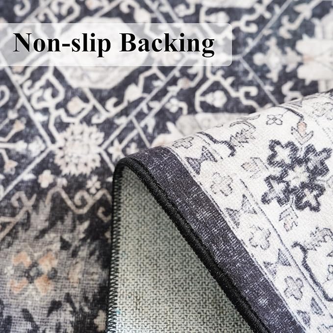 Washable 3x4 Entryway Area Rugs: Ultra Soft Low Pile Carpet - Image 5
