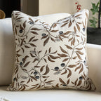 Alerfa Green Floral Throw Pillow Cover 12 x 20 Inch Rectange Luxury Decorative Lumbar Pillow Cover for Couch Living Room Bedroom