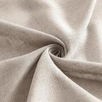MIULEE Natural Linen Curtains 72 Inch Length 2 Panels - Image 8
