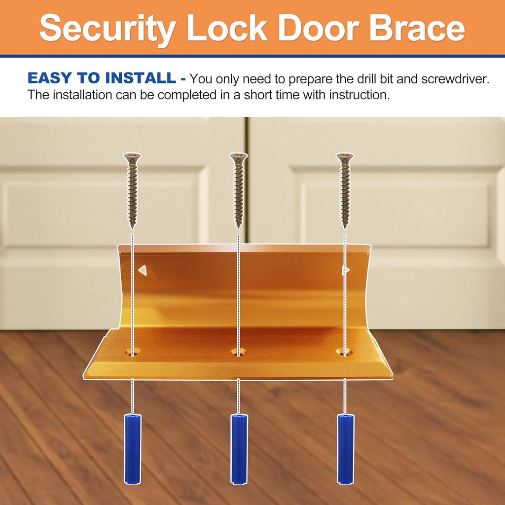 Security Door Brace for Standard, French & Blemished Doors