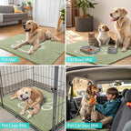 Smiry Dog Door Mat for Muddy Paws, Absorbent Dirt Trapper Non Slip Quick Dry - Image 8