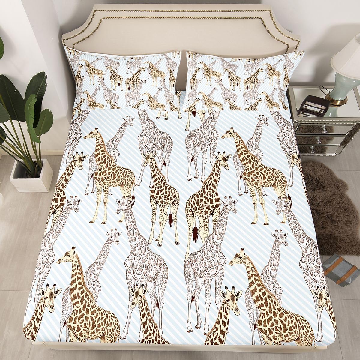 Erosebridal Dragon Bedding Set Nebula Fitted Sheet Queen Size Mysterious
