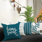 YCOLL Pillow Covers 20x20 Set of 4, Modern Sofa Throw Pillow Cover, Decorative - Image 2