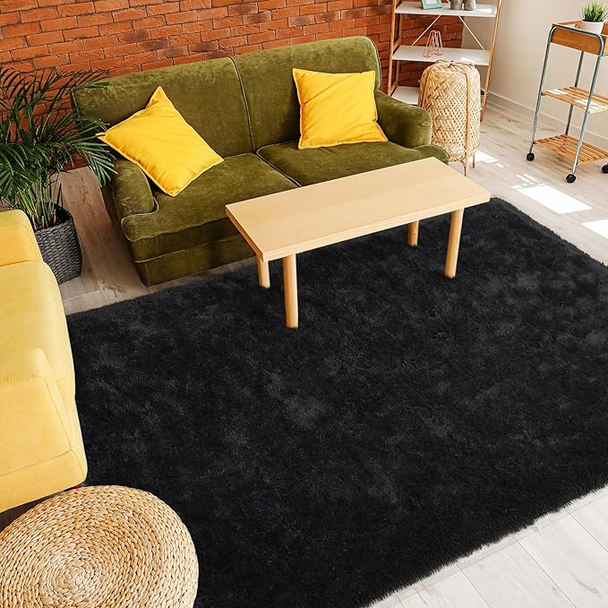 Amearea Premium Soft Area Rug 4x5.3 Feet, Fluffy Carpet - Image 2