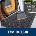 OLANLY Front Door Mat Indoor Outdoor Entrance, Waterproof All-Season, - Image 6