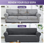 Joccun Stretch Couch Cover Slipcovers, 1-Piece Sofa Covers - Image 6