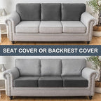 Couch Cover Stretch Velvet Sofa Cushion Cover 2-Piece - Image 4