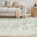 10x12 Area Rugs for Living Room Washable Rug: Anti-Skid Abstract Modern Living - Image 2