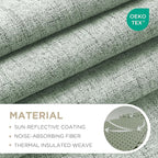 Joydeco Linen Blackout Curtains - Image 2