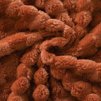 Burnt Orange Throw Blanket 50"×70" inches Gifts - Image 4