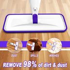 Wet Dry Mops Refillable Hardwood Floor Mop: Spray Mops for Floor Cleaning