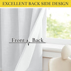 NICETOWN Farmhouse Blackout Small Curtains - Image 4