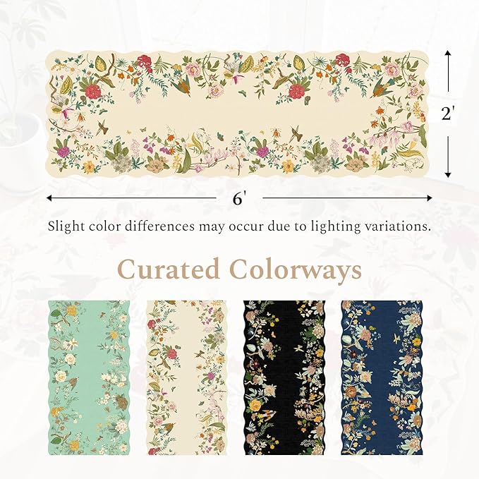 Rugflix 2x6 Runner Rug for Hallway, Washable Kitchen Runner Non Slip, Soft Low - Image 2