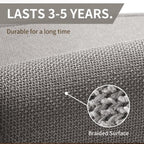 YDKGL Kitchen Rugs Kitchen Mats for Floor Non Slip Washable Gray 17"x30"
