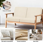 4Pcs Patio Stretch Cushion Covers, Outdoor Sofa Replacement Cover Slipcovers - Image 4