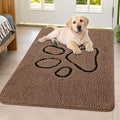 Smiry Dog Door Mat for Muddy Paws, Absorbent Dirt Trapper Non Slip Quick Dry by Smiry
