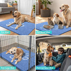 Smiry Dog Door Mat for Muddy Paws, Absorbent Dirt Trapper Non Slip Quick Dry - Image 8